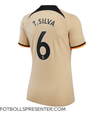 Chelsea Thiago Silva #6 Tredje Matchtröja Dam 2022-23 Kortärmad